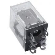 10X(DC 12V Coil 10A 240VAC 28VDC DPDT Electromagnetic Relay JQX-13F2Z D5F5)1818