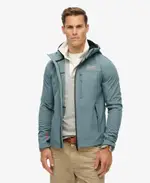 Hooded Soft Shell Trekker Jacket | Stormy Weather Blue