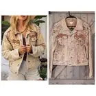 POL GOLDEN JUPITER ROCK & ROLL JACKET Large NWT