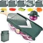 Adjustable Mandoline Slicer for Kitchen - Ultra Sharp V-Blade with Container,...