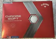 NEW Callaway Chrome Soft 2022 Golf Balls 1 Dozen (Pack of 12) Brand New Sealed