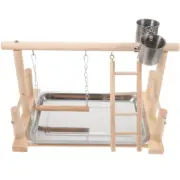Parrot Stand Toy Indoor Bird Playstand Travel Activity Center for Playground