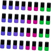Beaupretty 40PCS Essential Oil Roller Ball Bottles Portable Glass Containers for Perfume and Aromatherapy Leak Design with Caps for Travel Use