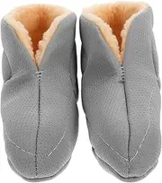 [GANAZONO] Warm Shoes and Boots inside Cozy Boot Liner Socks Winter Boot Liners Cold Weather Boot Liner Socks Ski Boots Ankle Liner Fleece Lined Boot Socks Ski Boot Socks Oxford Cloth Orange