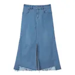 【ERSS】牛仔魚尾裙 - 女 拔洗藍 & 漂淺藍 S80002