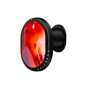 PowerThru Wireless Car Charger Wireless Car Charger MagSafe Compatible Orange Gemstone