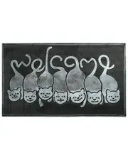 Master Weave Kitty Welcome Doormat