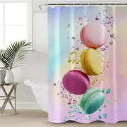 Multi Colored Macarons Shower Curtain