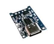 10X Type-c 5V 1A 18650 TP4056 Lithium Battery Charger Module Charging Board With Protection Dual Functions 1A Li-ion
