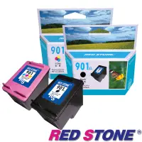 在飛比找Yahoo奇摩購物中心優惠-RED STONE for HP NO.901XL環保墨水匣