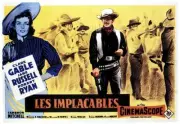 The Tall Men poster Jane Russell Clark Gable on French 1955 Old Movie Photo