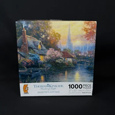 Ceaco Thomas Kincaid Collection - Nanette's Cottage - 1000 Piece Jigsaw Puzzle