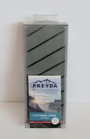RH Preyda Knife Sharpening Flattening Stone 120 Grit Silicone Base 8x3x3/4" NIB