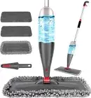 Spray Mop for Floor Cleaning with 3pcs Washable Pads, 800 ml Refillable Bottle