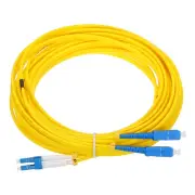 10M/32.8Ft Single-Mode Duplex Fiber Optic Patch Cable LC-SC/UPC