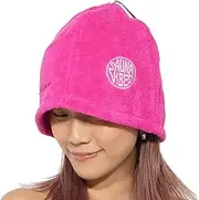 SAUNA VIBES Sauna Hat, Available in 11 Colors, Popular with Women, Prevents Blurring of Hair, Prevents Damaging of Hair, Imabari Towel, Key Pocket, Men's, Women's, Sauna Vibes