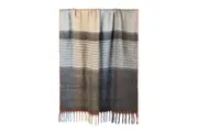 Academy Jaden Wool Blend Woven Throw Multi-Coloured 130x180x1cm