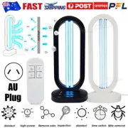 UVC UV Light Remote Control Ozone Sterilize Germicidal Lamp Home Desinfection AU