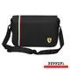 公司貨 Ferrari 法拉利 大郵差包 側背包 書包 電腦包TF006B-B (尼龍黑) 限量獨家款