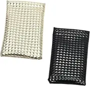 [JEWEDECO] Sunglasses Storage 2 Pcs Eyeglasses Pouches Men's Eyewear Cases Pouches Compact Folding Glasses Case