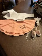 American Girl Poodle Skirt outfit With Saddle Shoes