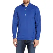 Cutter & Buck Traverse Stretch Quarter Zip Pullover in Tour Blue at Nordstrom, Size Large