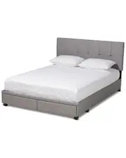 Design Studios Netti 2-Drawer King Size Platform Storage Bed