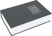 Simulation Book Safe Storage Box with Combination Lock Safe Money Lock Box 24.2x15.8x5.6cm
