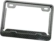 Okiyakusama Motorbike Number Plate Bracket, Number Plate Frame, Replacement Stylish Number Plate Holder for Moto Supplies, Carbon Pattern
