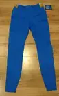 Brooks Size XL 16 to 18 RUN WITHIN 7/8 TIGHTS Blue New Women's Workout Pants