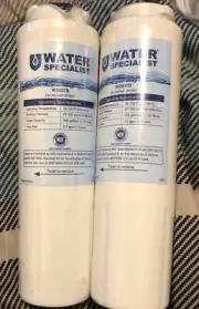 (2) Water Specialist WS607B Fridge Filter Fitz Maytag, UKF, 8001￼