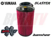 Yamaha Blaster YFS200 YFS 200 K&N Style Air Filter Pod 5" 26mm Stock Mikuni PWK