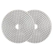 5-Inch 1500 Grits Diamond Polishing Pad Wet/Dry for Stone Concrete Marble 2pcs