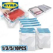Clothes Compression Storage Bags Hand Rolling Clothing Vacuum Bag Packing Sacks