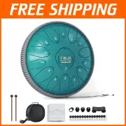 13-Inch Steel Tongue Drum - Ethereal Sound with Travel Bag & Music Book Gift Set