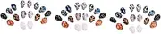 COHEALI 3sets Bracelet Charms Jewelry Making Electroplated Glass Beads DIY Loose Beads Educational and Fun for Boys and Projects 50pcs*3