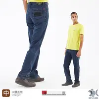 在飛比找momo購物網優惠-【NST JEANS】清新陽光淺丹寧 側邊拼接男牛仔褲-中腰