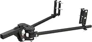CURT 17499 TruTrack Light-Duty Trunnion Bar Weight Distribution Hitch with Integrated Sway Control, 8,000 lbs. GTW, 2-Inch Shank