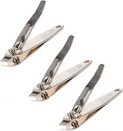 SOESFOUFU Nail Scissors Set 3pcs Coated Carbon Steel Nail Cutters for Professional Manicure