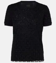 [Givenchy] Givenchy Layered cotton T-shirt AU 14 black