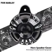 110 dB Horn Speaker Cover For Harley Electra Street Glide Road King Softail FXST