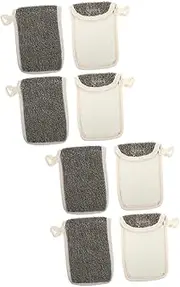 AUTSUPPL 2sets Foaming Soap Bag Bar Soap Saver Wall Mount Portable Pouch 4pcs*2