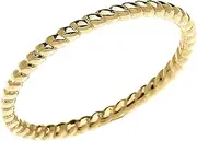 [Dainty and Elegant Gold Rings] Rop design stackable dainty rings