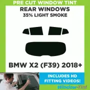 Pre Cut Window Tinting Film for BMW X2 (F39) 2018+ 35% Light Rear Tint Kit Tint