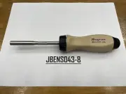 Snap-on Tools USA NEW BLACK & TAN Hard Grip Ratcheting Screwdriver SSDMR4BBKTN