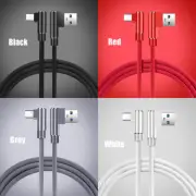 1M 2M 3M 90° Fast Charging Type C USB C Data Sync Charger Cable Cord For Samsung