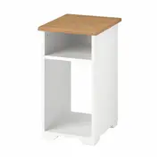 SKRUVBY side table, white, 40x32 cm