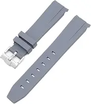 [BKUANE] Camouflage Strap for Omega for Swatch MoonSwatch Curved End Silicone Rubber Bracelet Men Women Sport Watch Band Accessorie 20mm