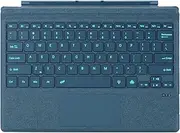 Type Cover for Microsoft Surface Pro 7+ Pro 7 Pro 6 Pro 5 Pro 4 Pro 3 Generation Portable Slim Wireless Keyboard with Touchpad Tablet Keyboard (Sapphire, Backlit)