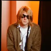 Kurt Cobain of Nirvana doing a interview in Tokyo 1992 Japan Tour OLD PHOTO 7